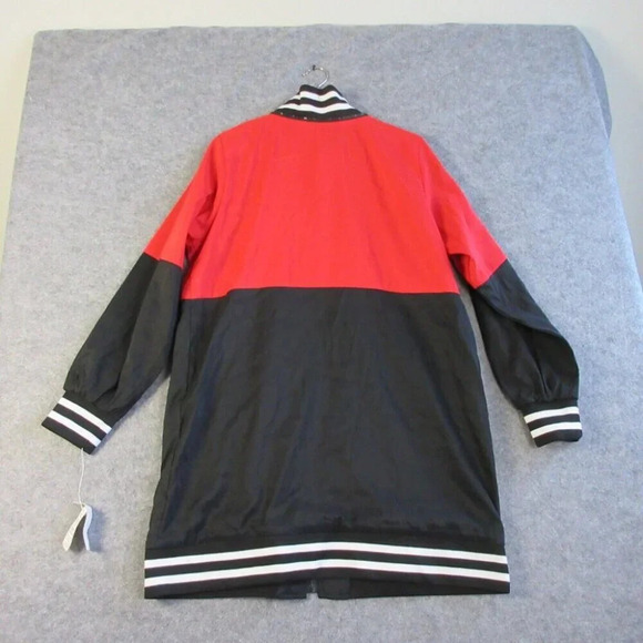 MYCRA Pac Womens Reversible Jacket Coat Rain 1 S M Red Black Packable 830 - Picture 10 of 16